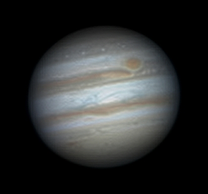 Atmosfera di Giove il 02 gennaio 2014 --  S.Spampinato