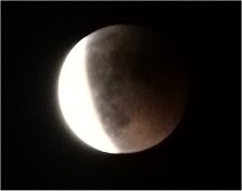 Eclissi di Luna del 15 giugno 2011 da Venezia -- � E.Stomeo (VE)