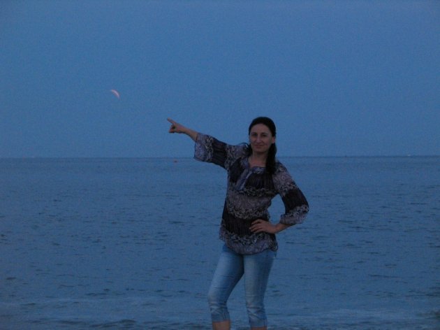 Eclissi di Luna del 15 giugno 2011 da Venezia -- � M.Eltri (VE)